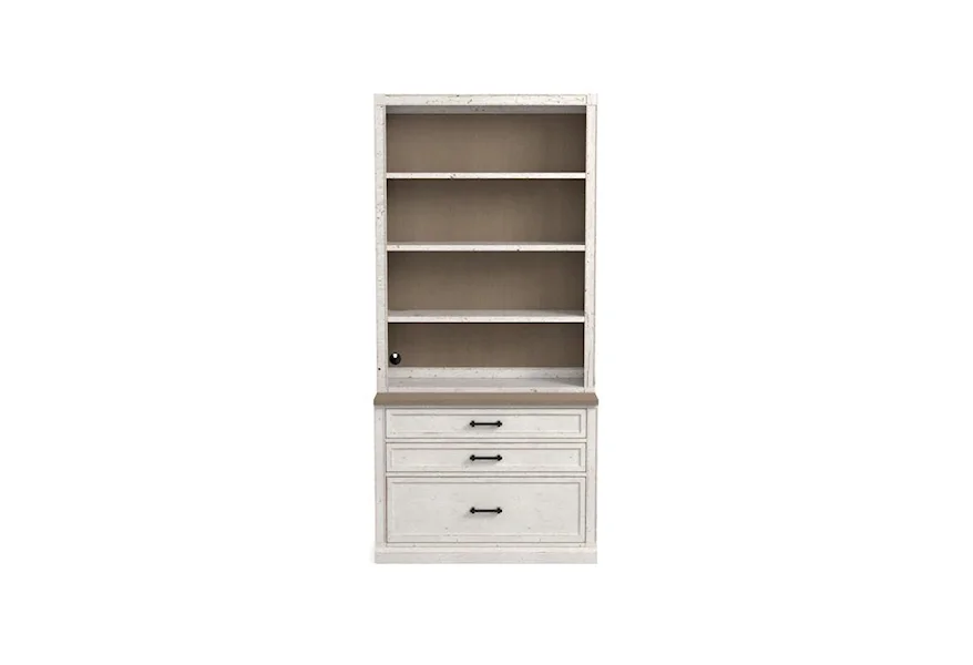 Bella Bookcase by Bassett at Esprit Decor Home Furnishings